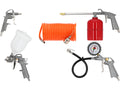 Verfset, Pistool Met Boventank, 5 Stuks.