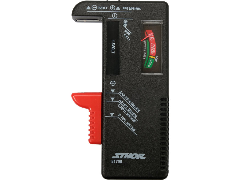 Batterijtester 1,5V En 9V Alle Types