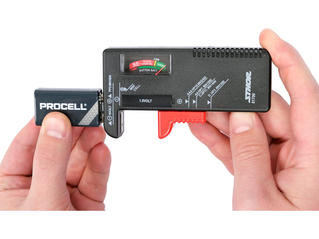 Batterijtester 1,5V En 9V Alle Types