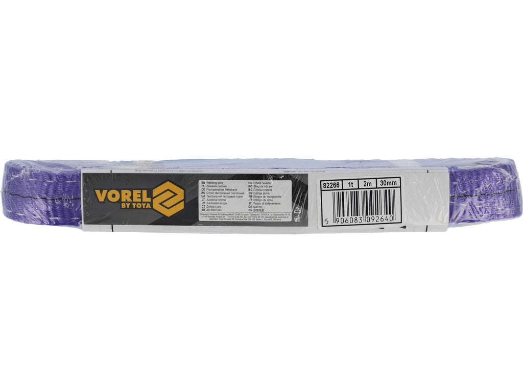 Riem Enkel, Textiel 1T, 2M, 30MM Dubbellaag, Lus