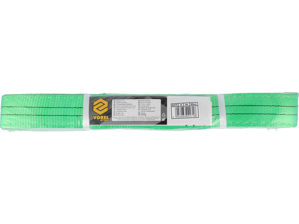 Riem Enkel, Textiel 2T, 6M, 60MM, Dubbellaag, Lus