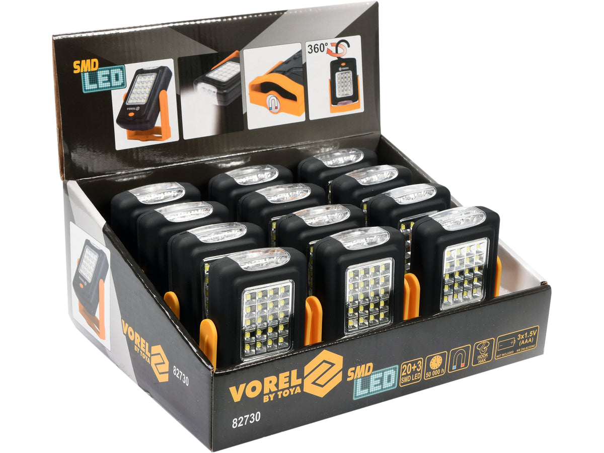 Draaiende Handlamp 20+3 LED