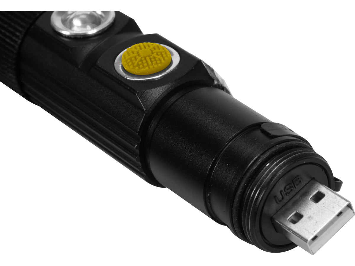 Werkplaatslamp Cob LED 3W 300LM, LI-ION 3,7V 600MAH, Aluminium
