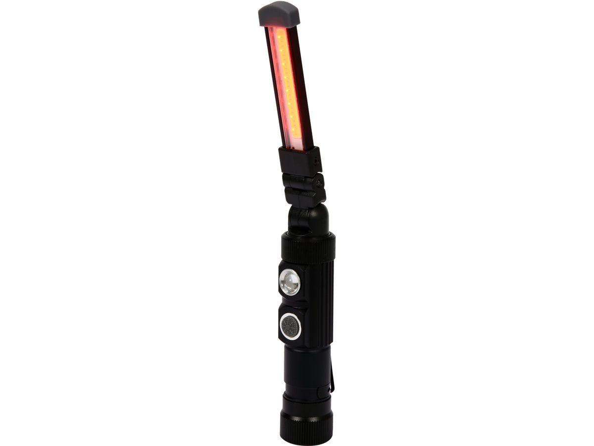 Werkplaatslamp Cob LED 3W 300LM, LI-ION 3,7V 600MAH, Aluminium