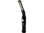 Werkplaatslamp Cob LED 3W 300LM, LI-ION 3,7V 600MAH, Aluminium