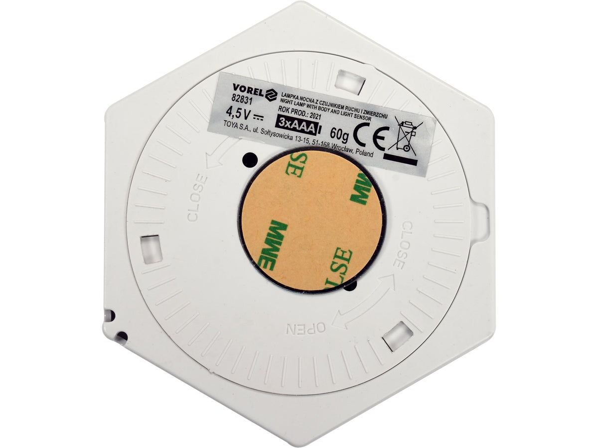 Smd Led-Nachtlamp 50LM Bewegings- En Schemersensor, 3AAA