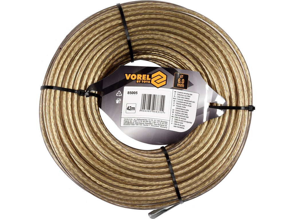 Aangepaste Kabel, Staal 6MM 42M