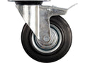 Stuurwiel Met Zwart Rubber En Rem 200MM