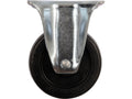 Vast Wiel Met Zwart Rubber 40MM