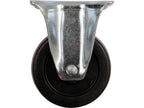 Vast Wiel Met Zwart Rubber 40MM