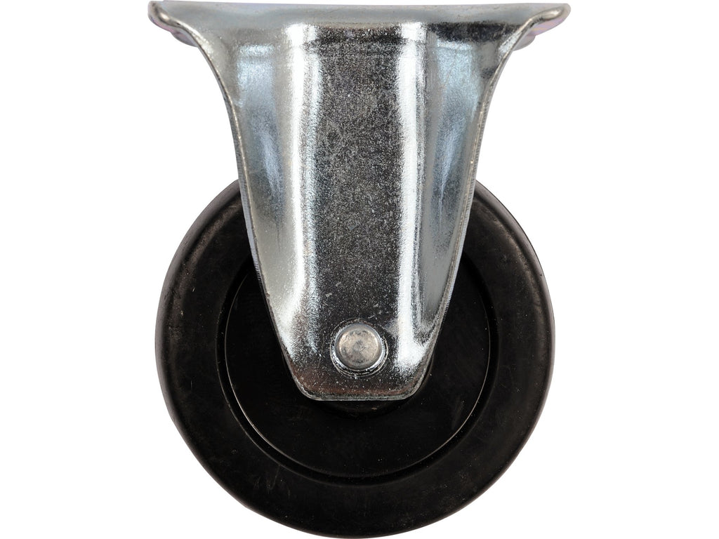 Vast Wiel Met Zwart Rubber 65MM