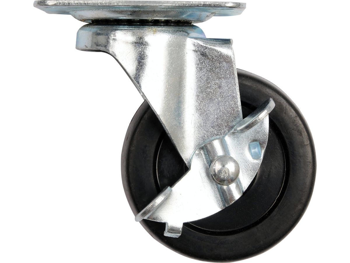 Stuurwiel Met Zwart Rubber Met Rem 65MM