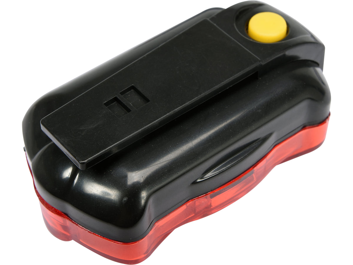Fietslampenset: Voor 3W LED + Achter 5 LED