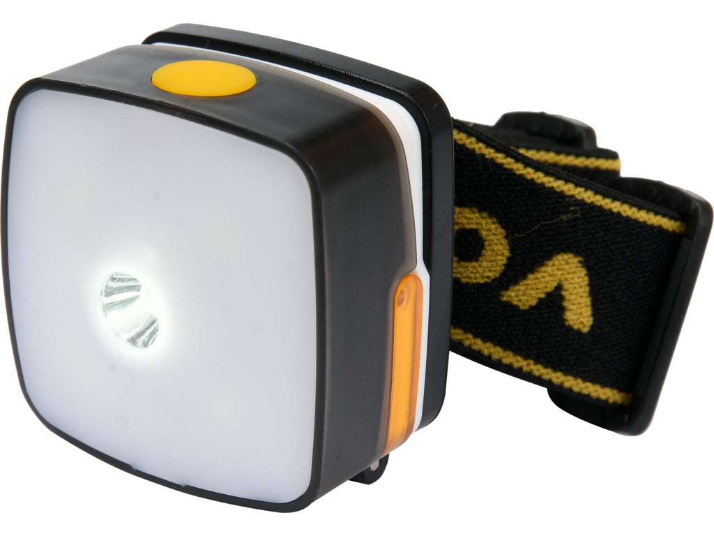 Hoofdlamp 3W LED En 4 Smd LED Batterij.