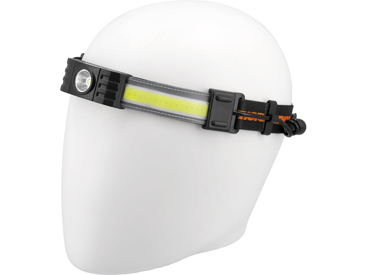 Hoofdlamp 320LM, 5 Modi, Li-Po 3,7V 1200MAH