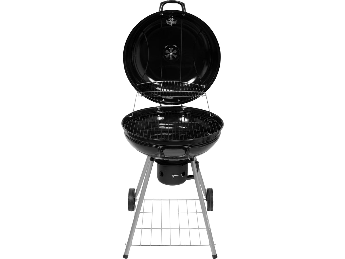 Ronde Houtskool Tuingrill Met Deksel, Diameter 54 CM