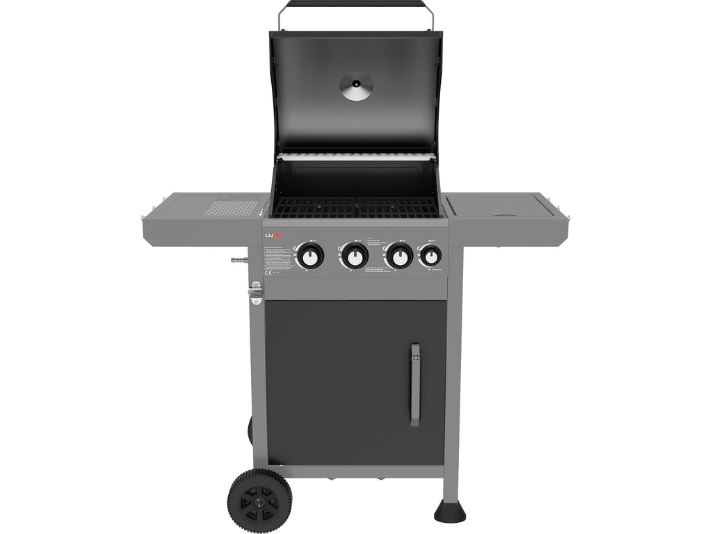 Gas Grill 3+1 Cast Iron Grid 11.5KW