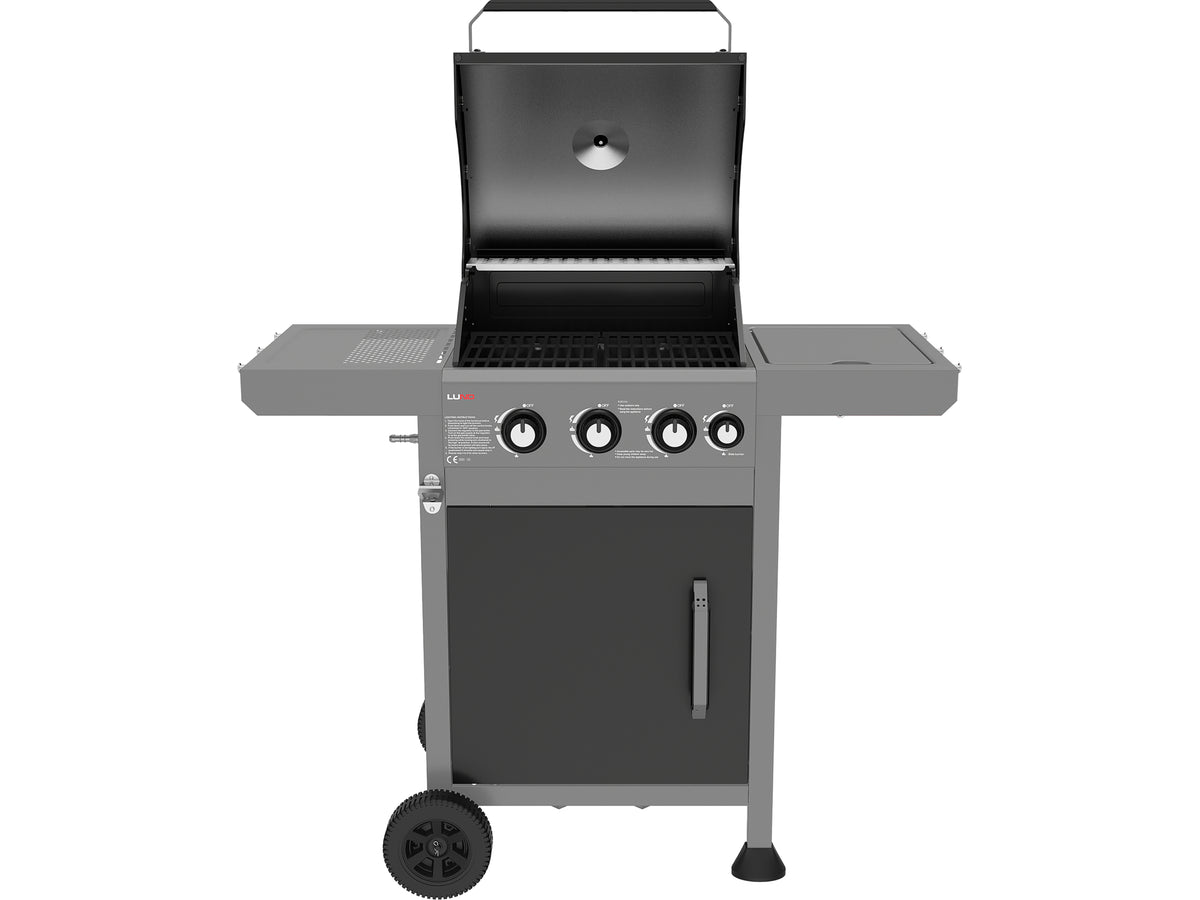 Gas Grill 3+1 Cast Iron Grid 11.5KW