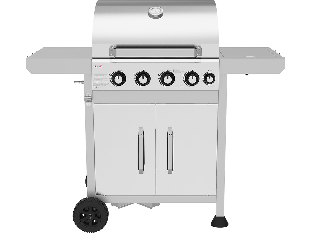 Gas Grill 4+1 Cast Iron Grid 14.5KW