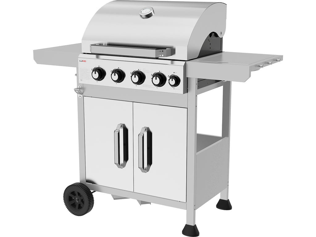 Gas Grill 4+1 Cast Iron Grid 14.5KW