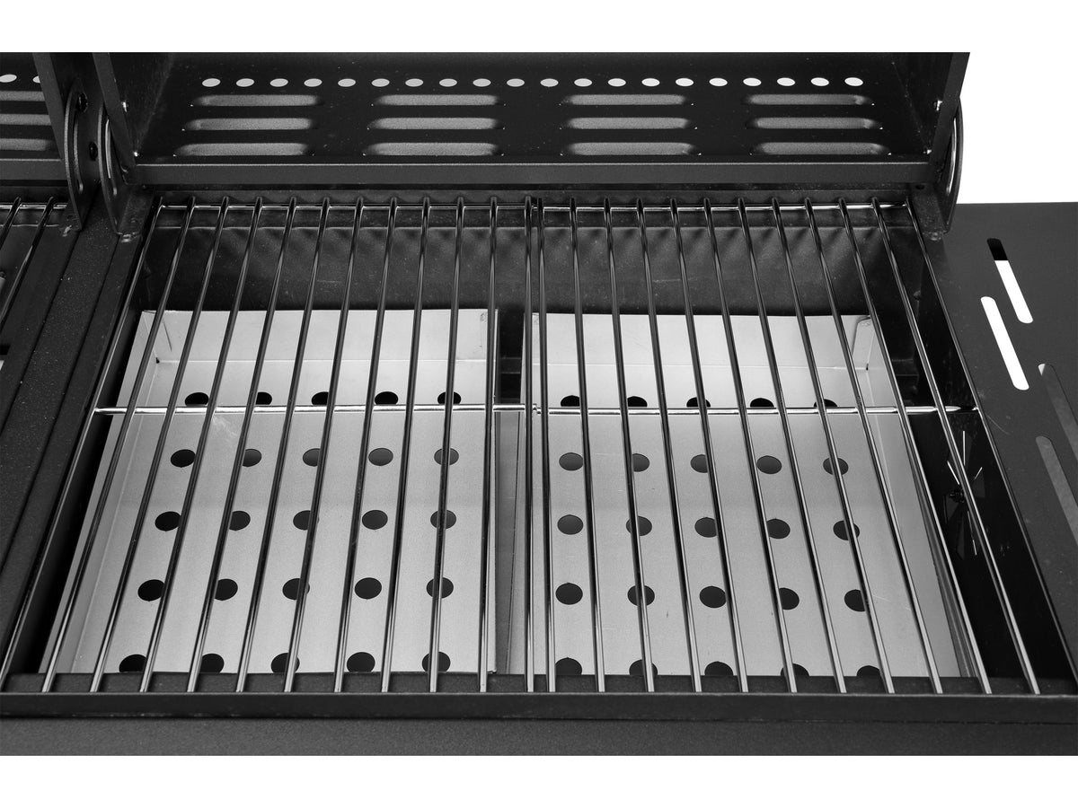 Grill 2IN1, Gas + Houtskool Getorneerd 8,4KW