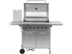Akka 6+1 Gasgrill, Gietijzeren Rooster, 18,2KW