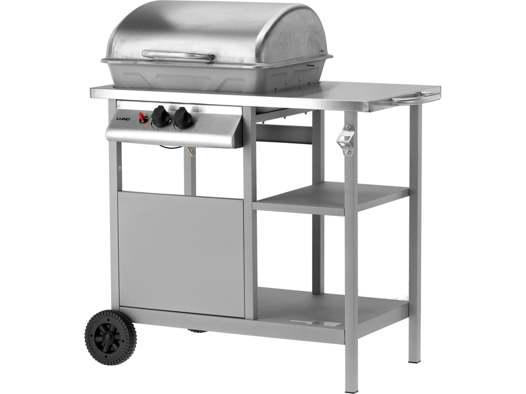 Baven Gasgrill, 2 Branders 5,5KW Rvs