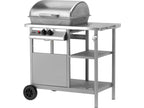 Baven Gasgrill, 2 Branders 5,5KW Rvs