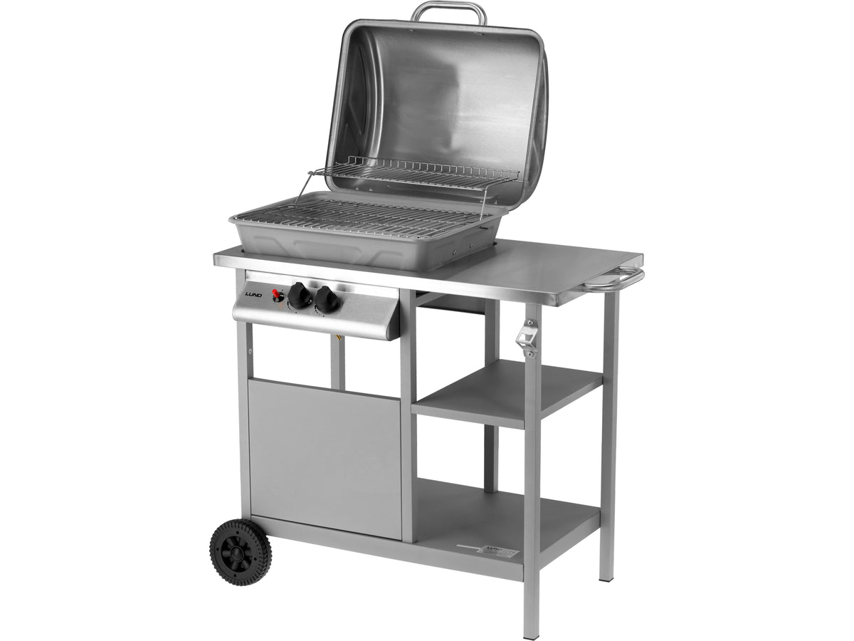 Baven Gasgrill, 2 Branders 5,5KW Rvs