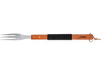 3-delige barbecueset, houten handvat