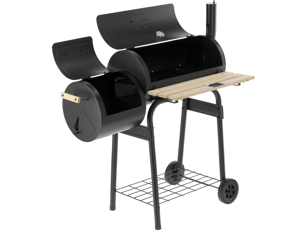 Houtskoolgrill Met Roker, Raspen 60X30CM
