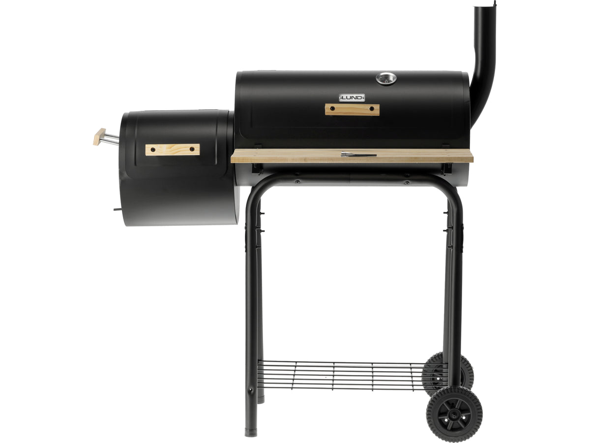 Houtskoolgrill Met Roker, Raspen 60X30CM