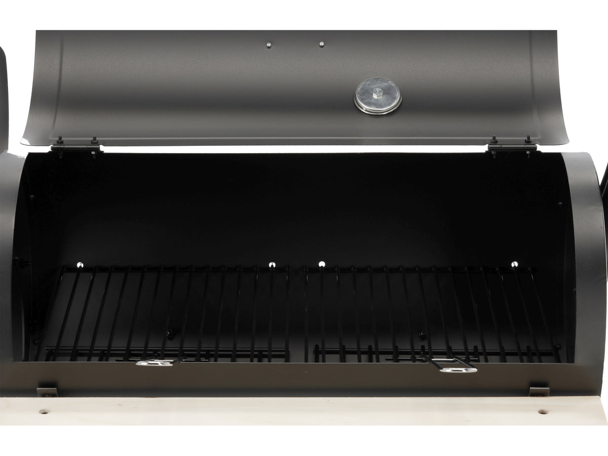 Houtskoolgrill Met Roker, Raspen 60X30CM