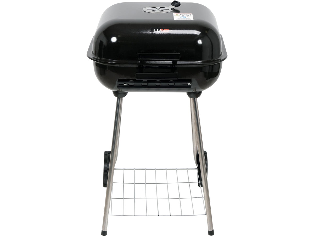 Houtskoolgrill Met Deksel, Rooster 45X40CM