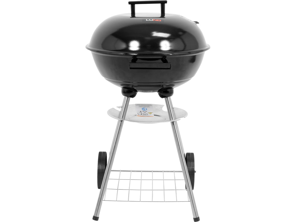 Ronde Houtskoolgrill Met Deksel, Rooster 41CM