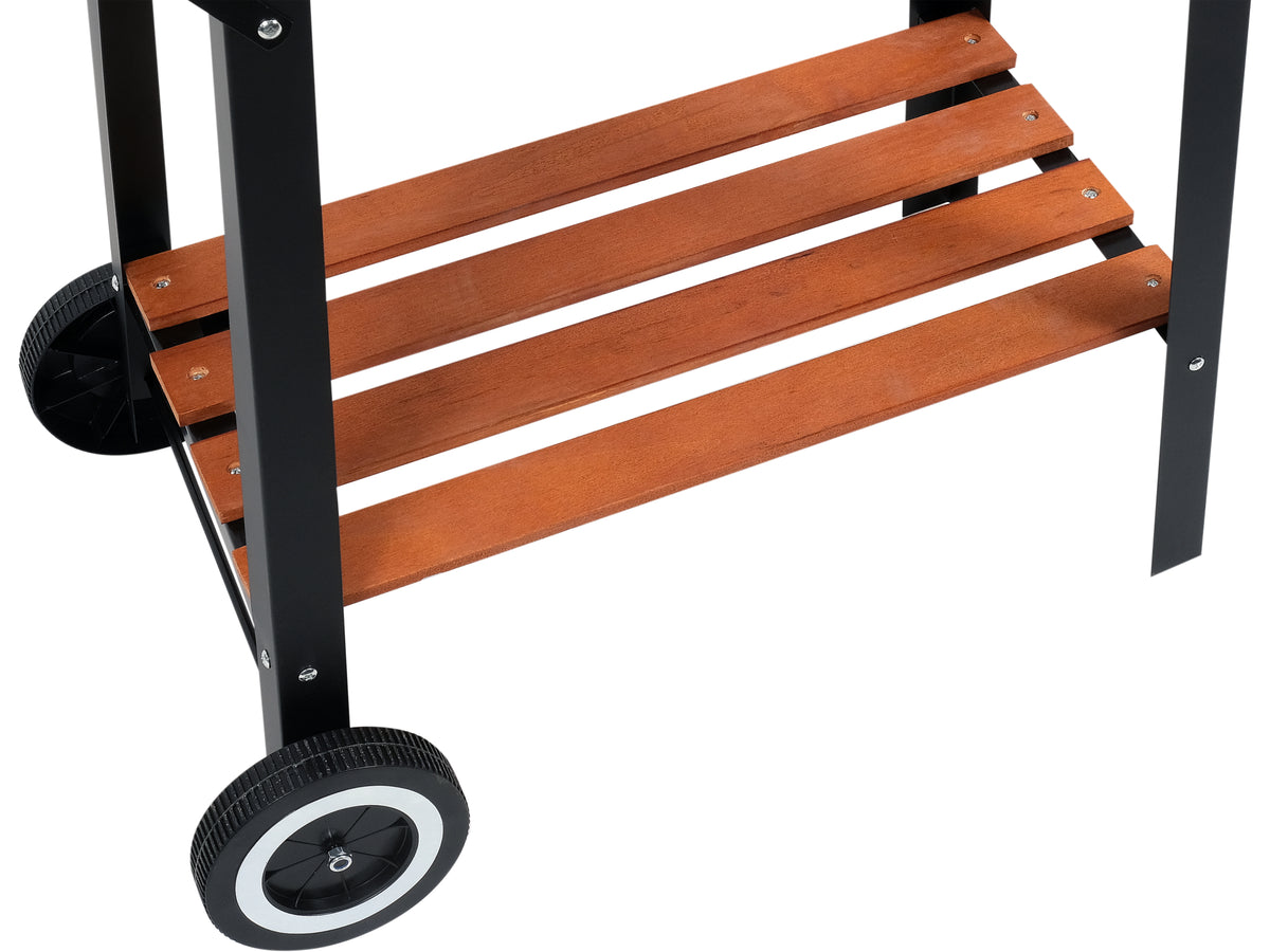 Houtskoolgrill Met Zijplank, Rooster 48X26,5CM