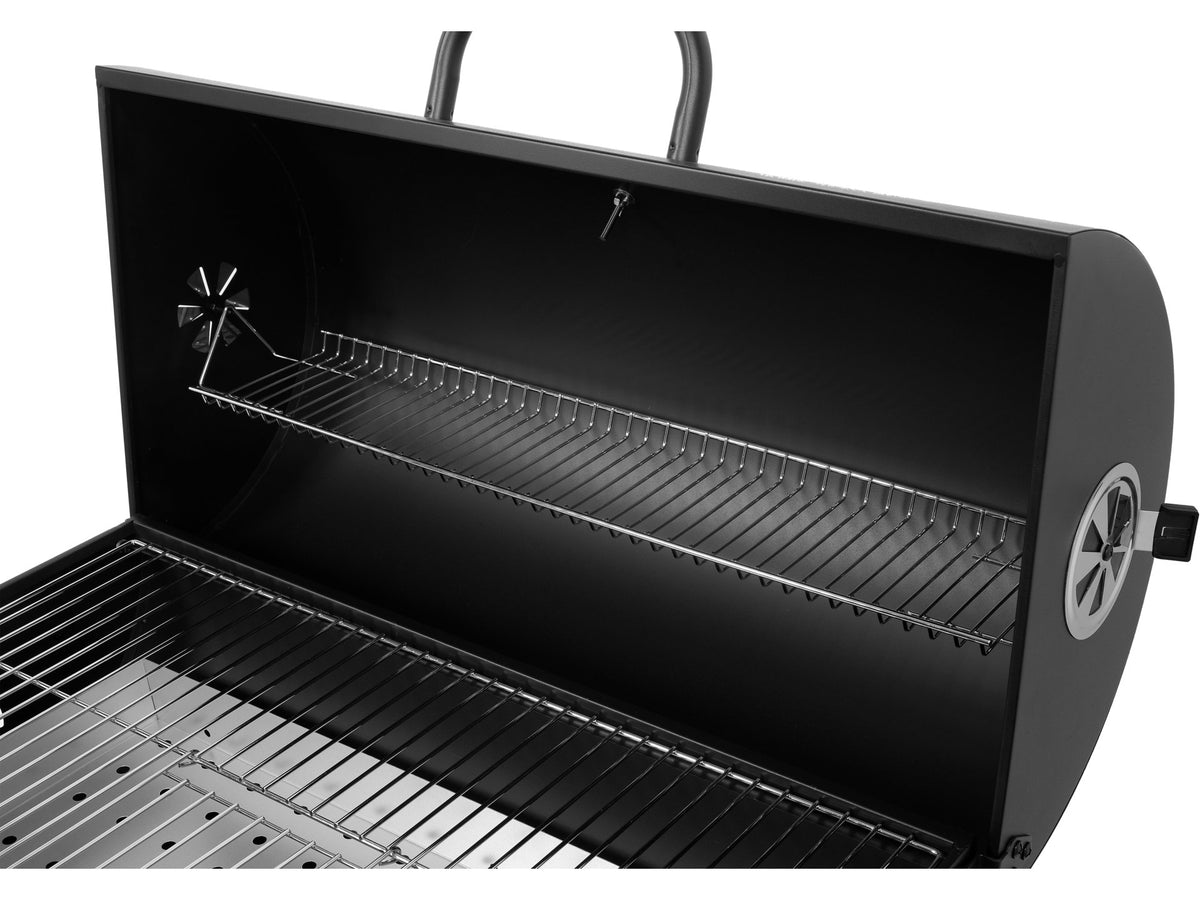 Houtskoolgrill Met Deksel, Rooster 71X34,5CM