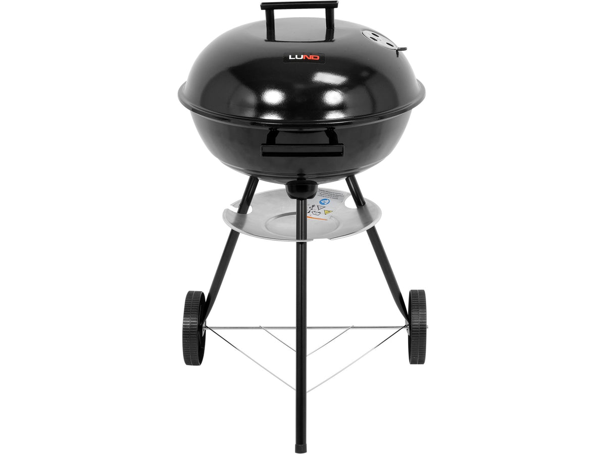Ronde Houtskoolgrill Met Deksel, 41CM