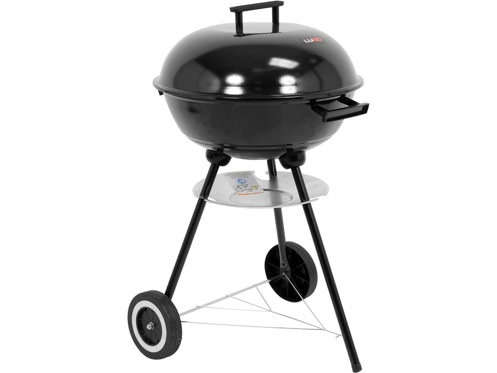 Ronde Houtskoolgrill Met Deksel, 41CM