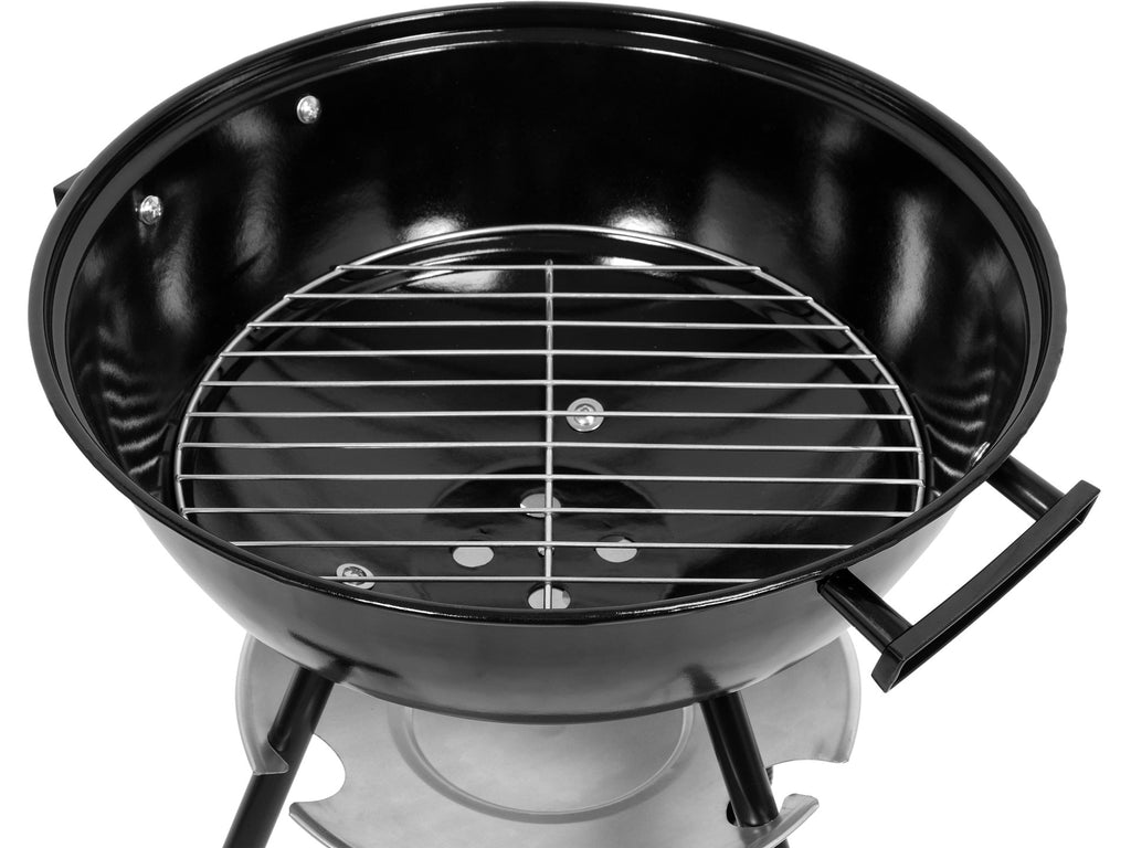 Ronde Houtskoolgrill Met Deksel, 41CM