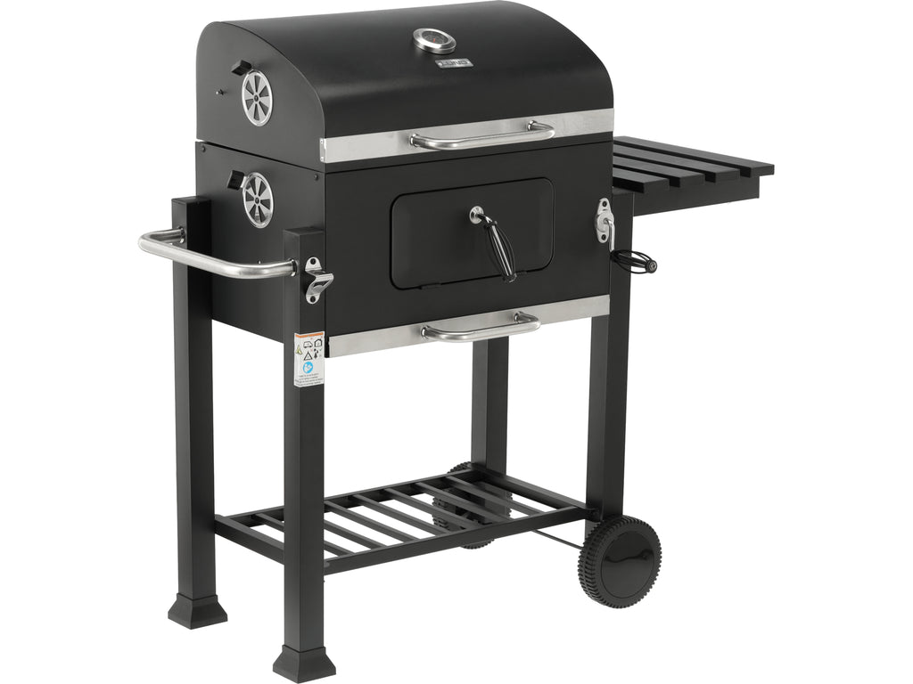 Deluxe Houtskoolgrill, Gietijzer, 54X37CM