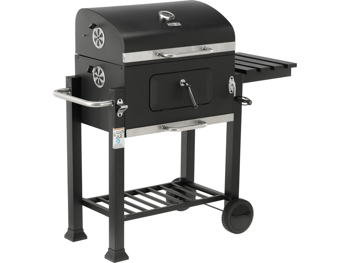Deluxe Houtskoolgrill, Gietijzer, 54X37CM
