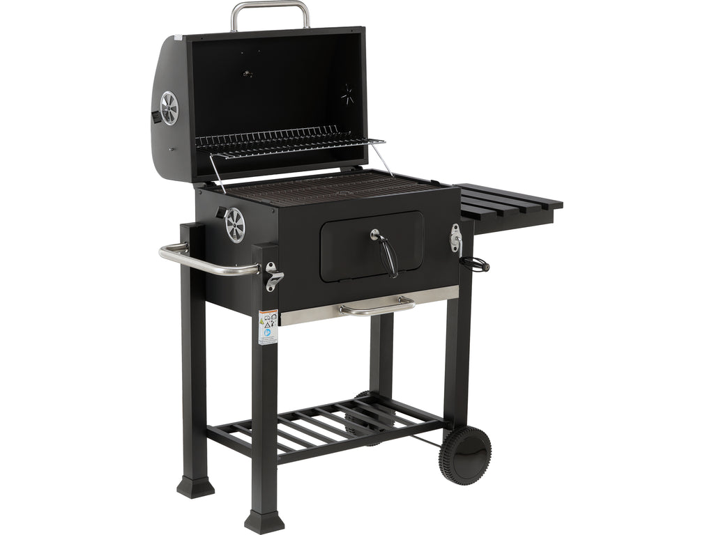 Deluxe Houtskoolgrill, Gietijzer, 54X37CM