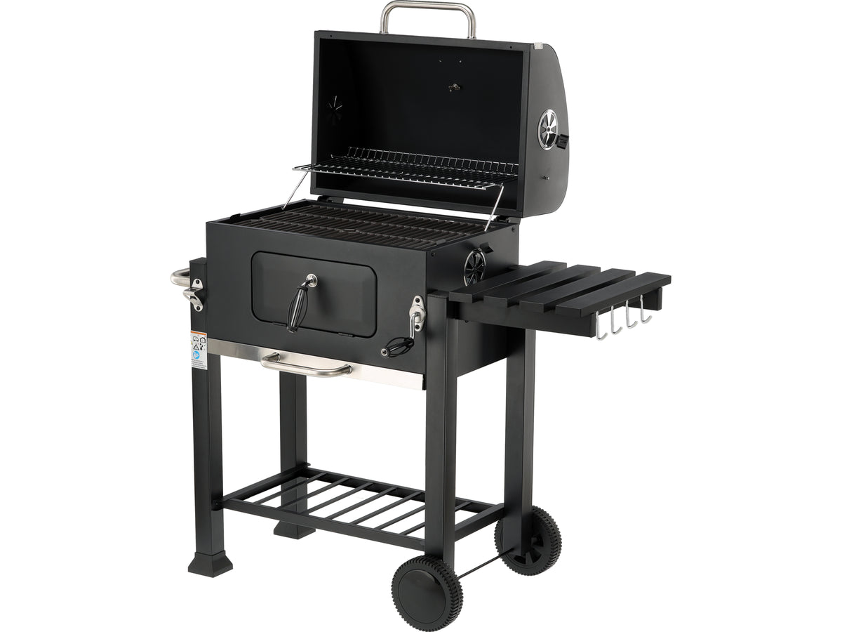 Deluxe Houtskoolgrill, Gietijzer, 54X37CM