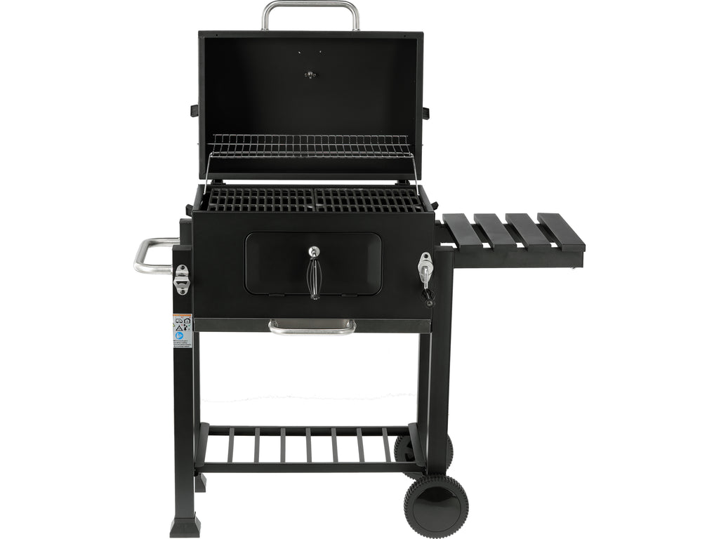 Deluxe Houtskoolgrill, Gietijzer, 54X37CM