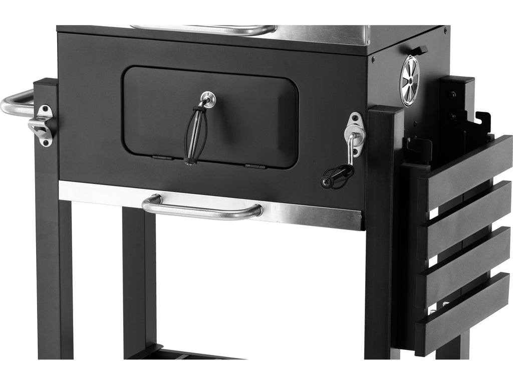 Deluxe Houtskoolgrill, Gietijzer, 54X37CM