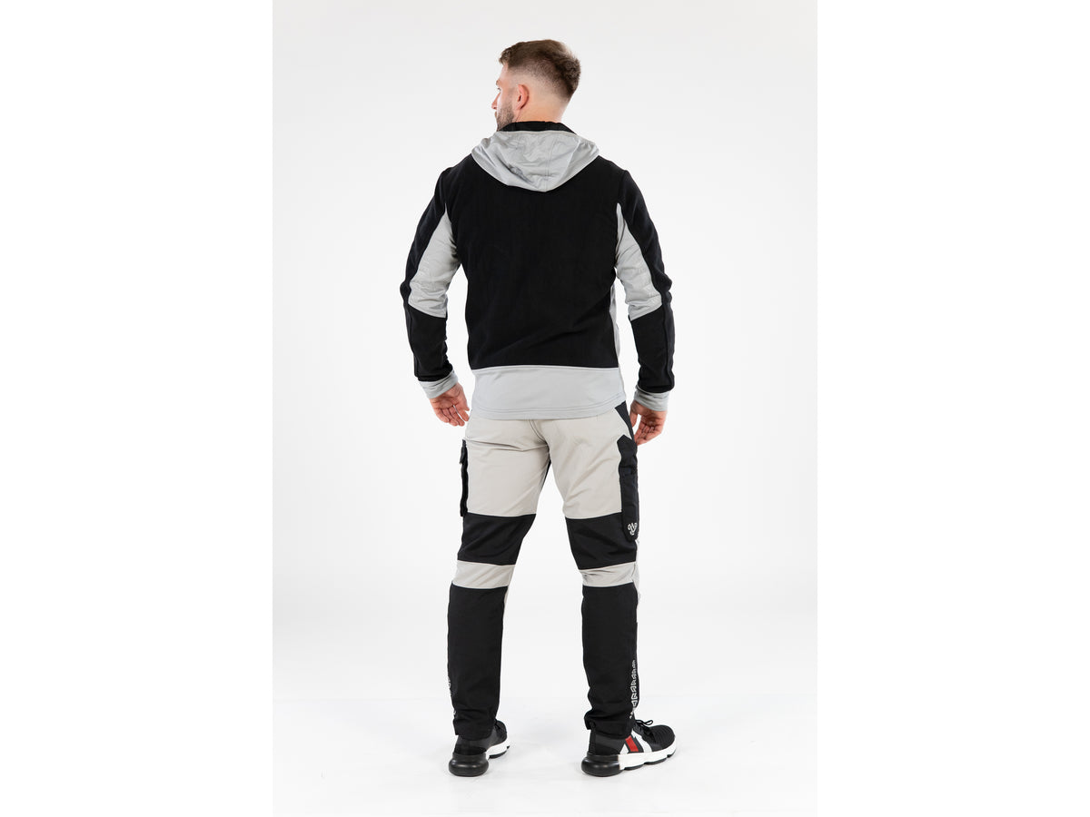 Werkbroek 4-WAY Stretch Serval Zwart Maat. S