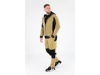 Khaki Sarna Fleece Met Capuchon. M