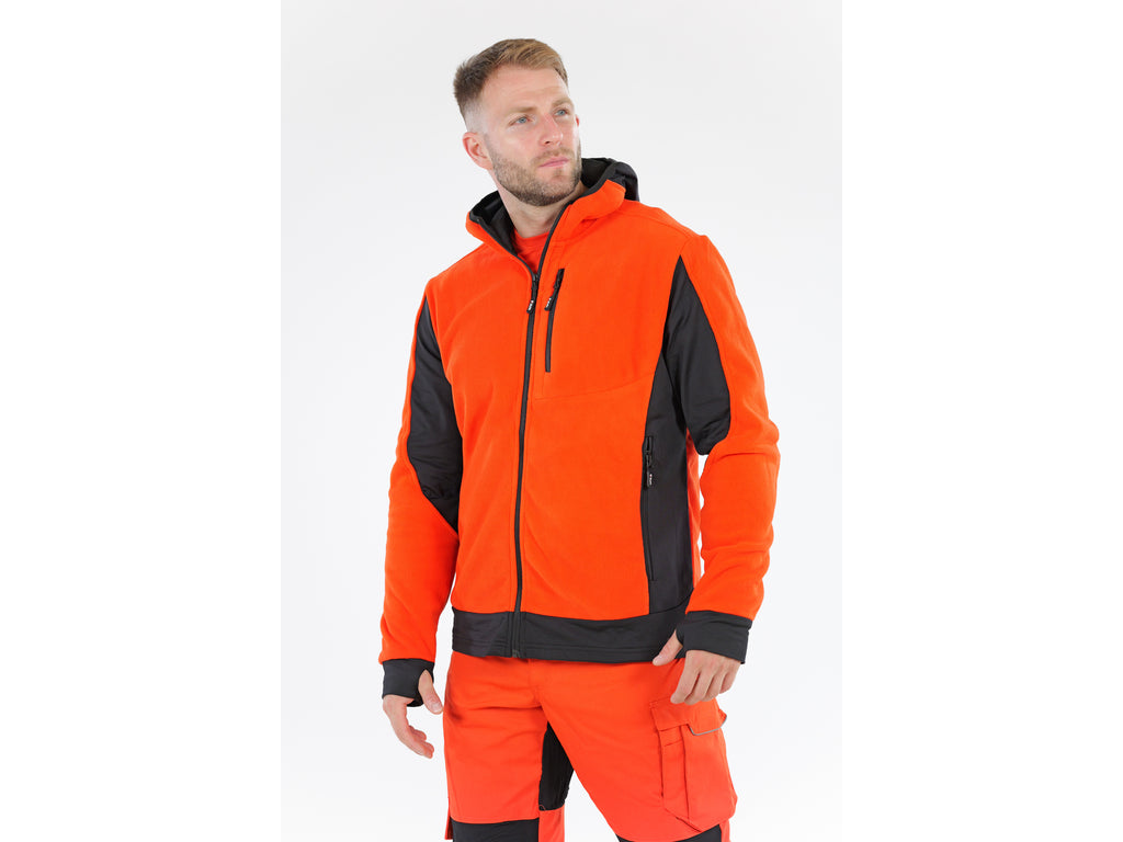 Fleece Met Hertenkap, Rood, Maat. L