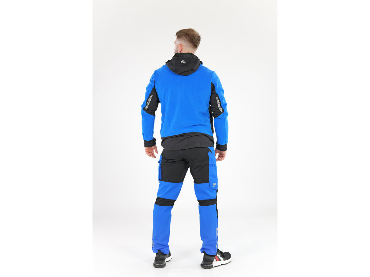 Werkbroek 4-WAY Stretch Serval Blauw. Maat 3XL